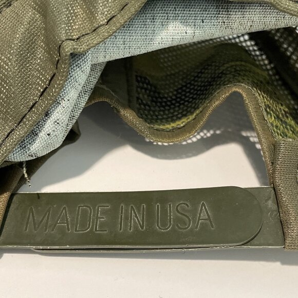 Vintage AIR FORCE 116TH TACTICAL FIGHTER WING Trucker Hat Snap Back Cap Camo USA - Picture 9 of 9